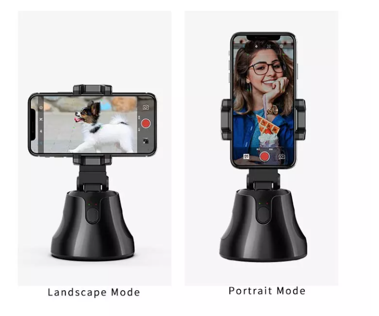 two photos of the 360 AI automation tripod